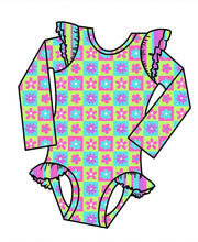 Load image into Gallery viewer, Floral Squares and Stripes