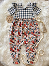 Load image into Gallery viewer, Roosters Bubble Romper