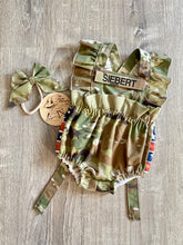 Load image into Gallery viewer, Uniform Romper (girl) READ THE DESCRIPTION BEFORE PURCHASING!