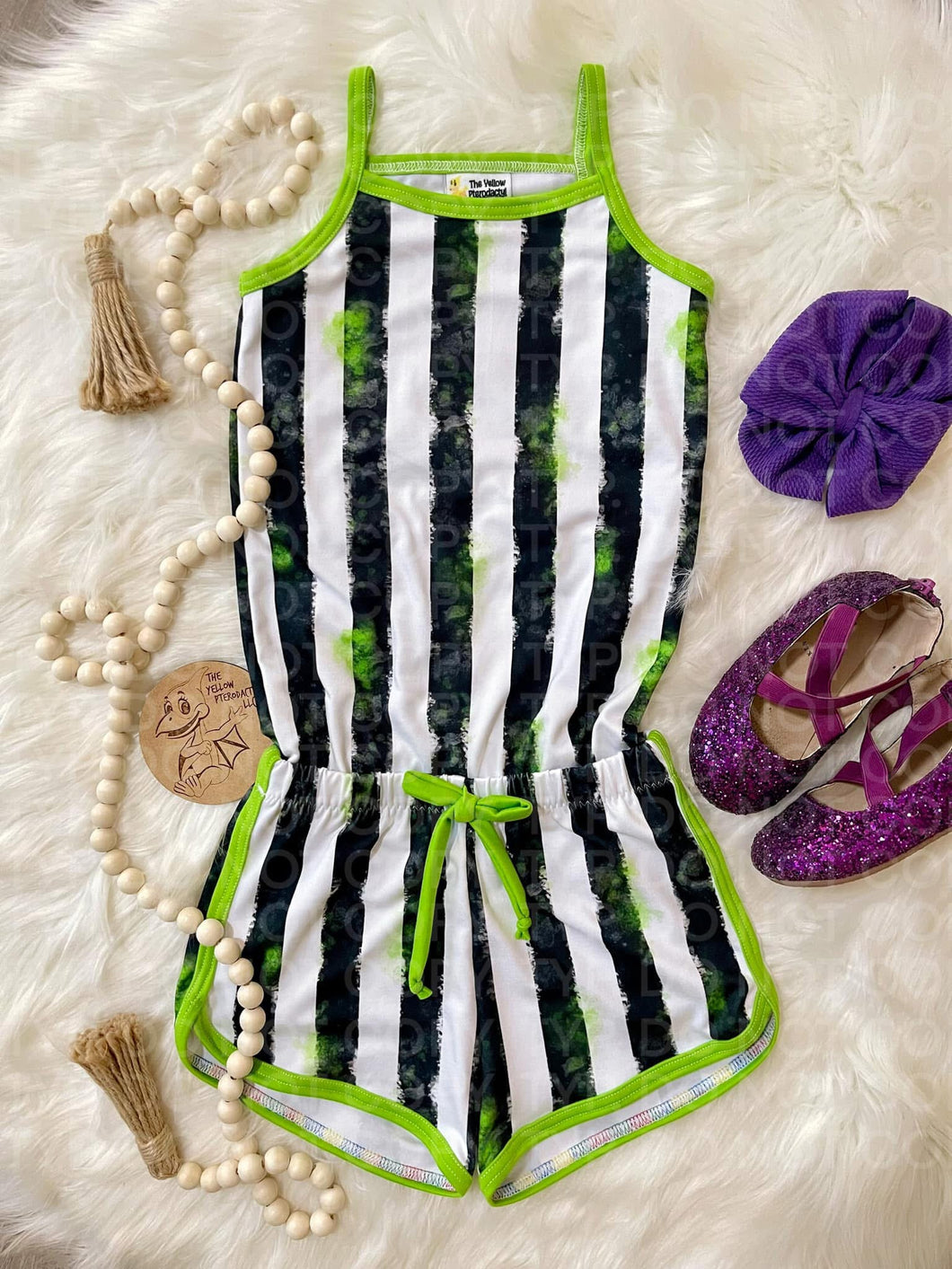 🪲🧃 Stripes Retro Romper