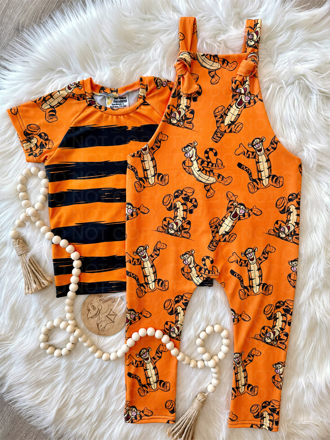 Tiger Knotted Overalls