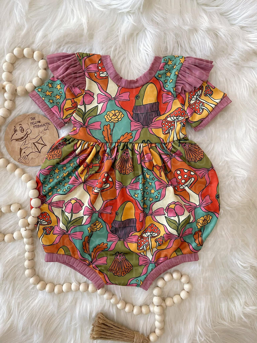 Croquette Frogs Bubble Romper