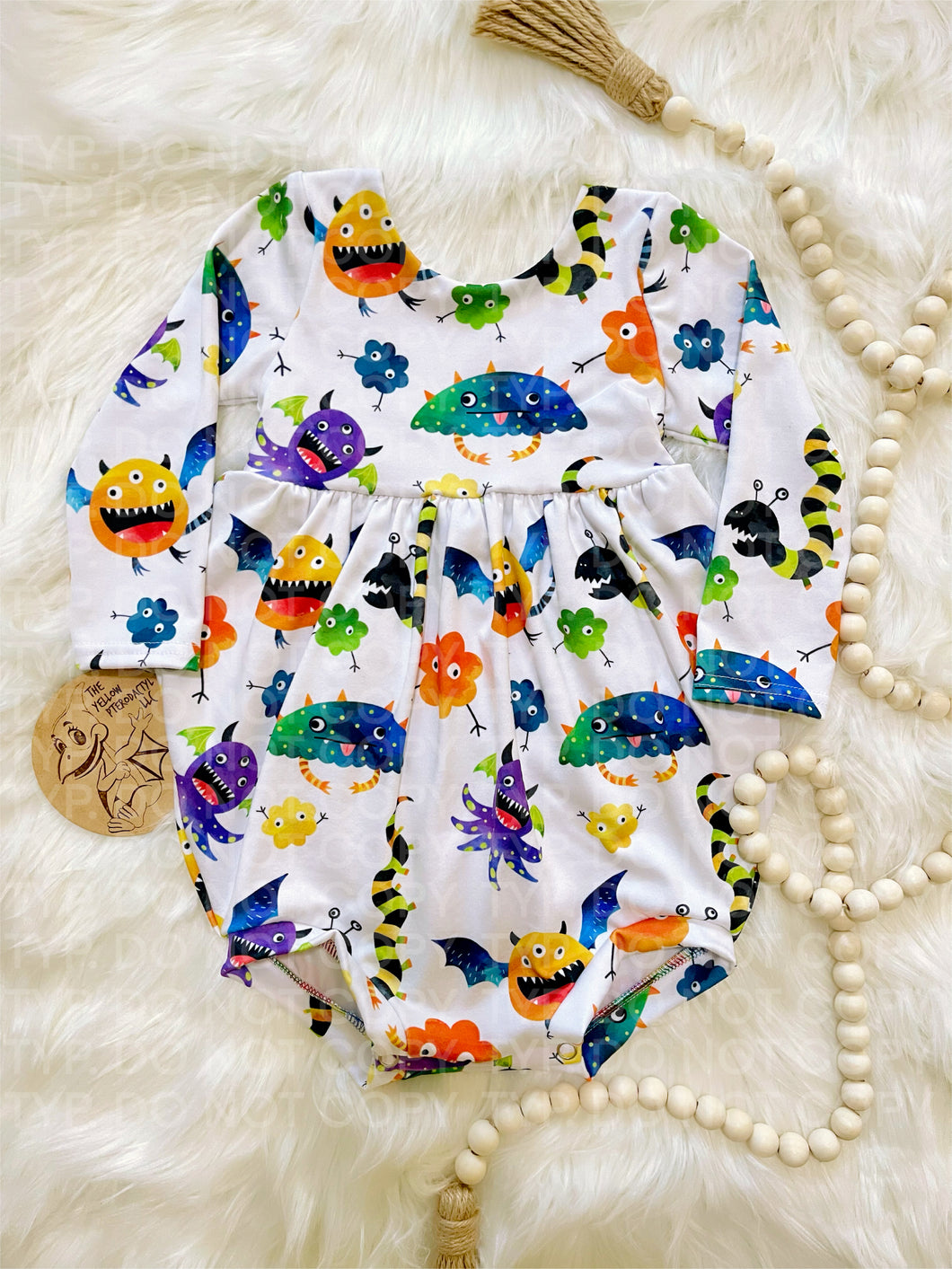 Monsters Bubble Romper