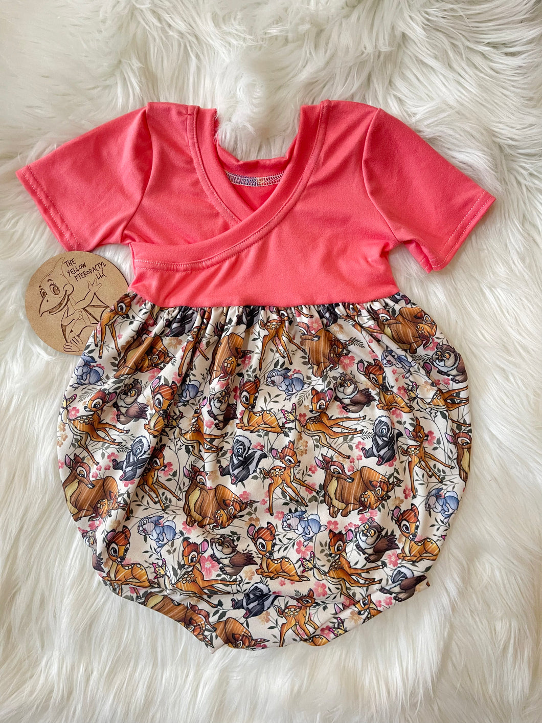 2T crossback bubble romper