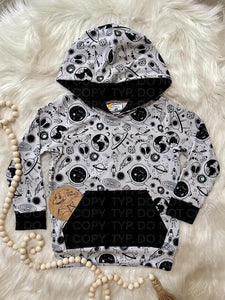 Monochrome Space Hoodie