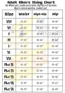 Adult Bikers (USE SIZING CHARTS!)